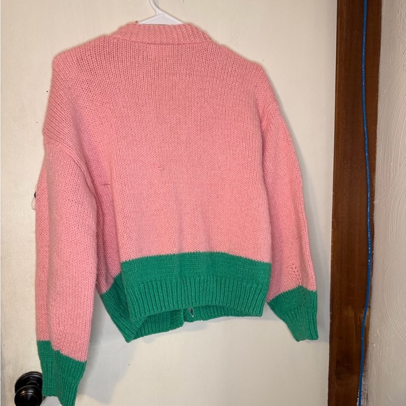 Dreamers Pink Knit Cardigan - Picture 3 of 4